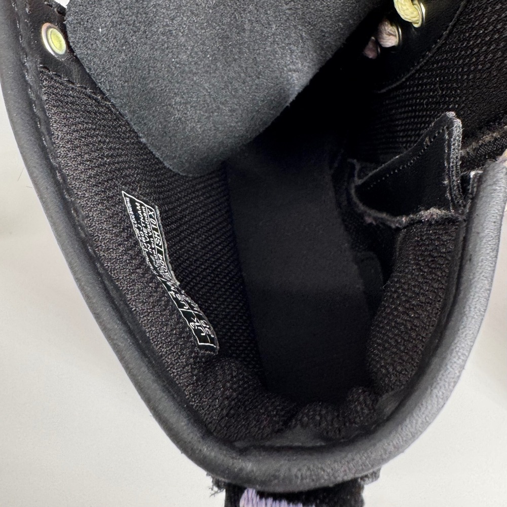 Dr. Martens 1460 J Boots Womens 5 Black Purple Yellow Heart Print Patent Leather - Picture 16 of 16
